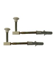 TORNILLOS CIS PLASTICO ASIENTO INODORO (JUEGO)