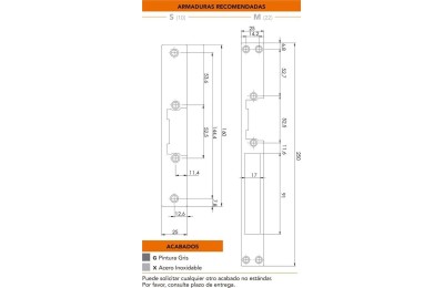 ABREPUERTAS DORCAS 54 AF/S CON FRENTE AC-DC