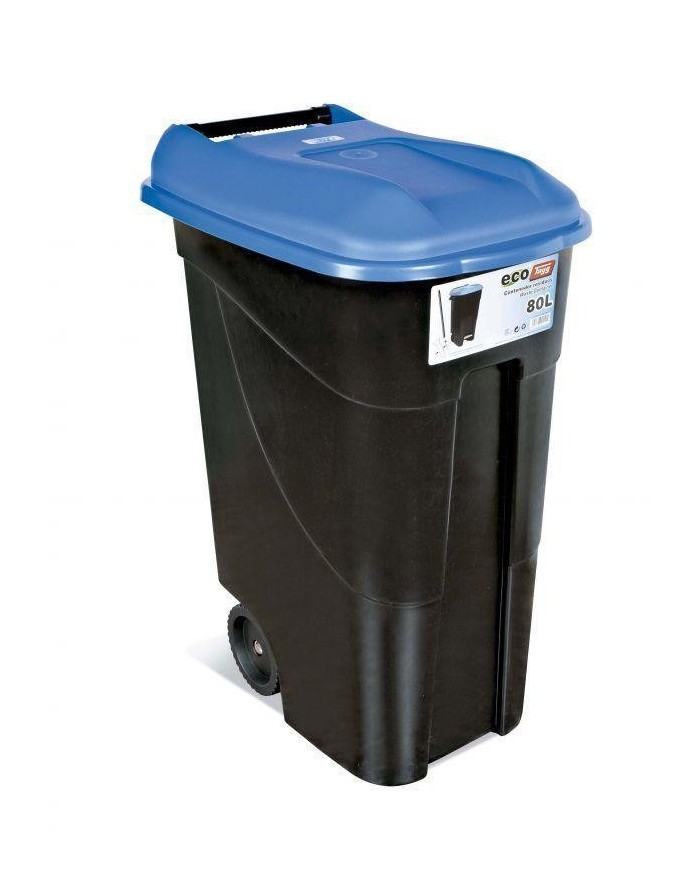 CONTENEDOR TAYG AZUL C/RU+PEDAL  80LTS. 433023