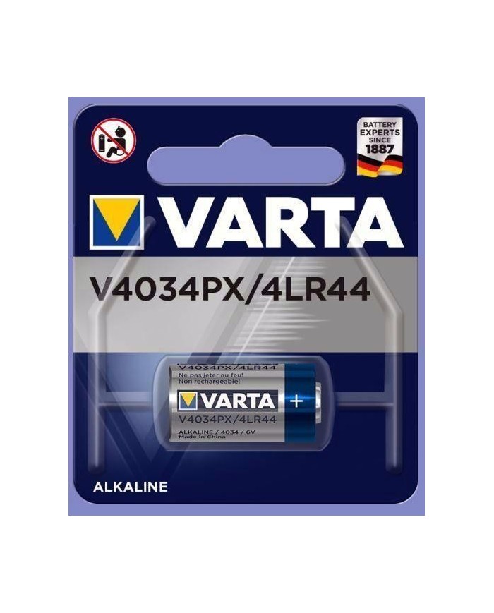 PILA VARTA ESPECIAL 4LR44/V4034PX BLISTER.