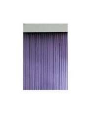 CORTINA TOSCA CINTA Nº9 CRISTAL/LILA CHICO 120x210CMS.