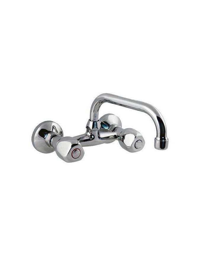BATERIA FREGADERO MIRTAK CAÑO ALTO 15CMS. 65903
