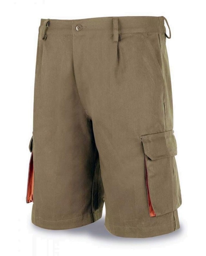 BERMUDAS ALGODON MARCA BEIGE T-42/44 488STOP
