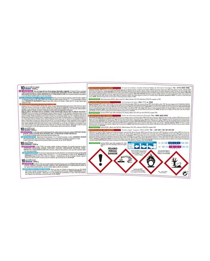 CLORO PQS 10 ACCIONES BICAPA (BT.5 KGS.)