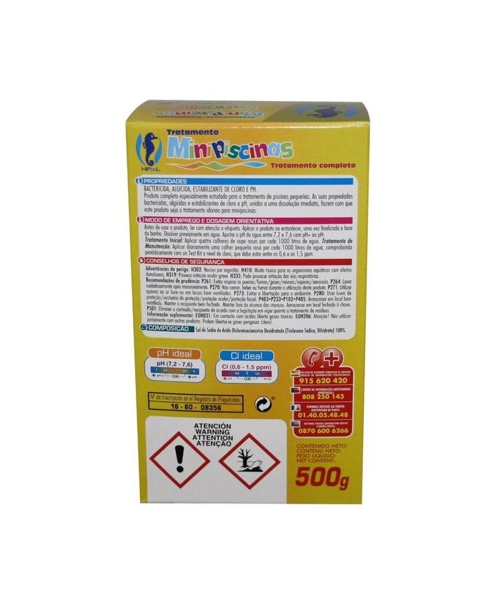 TRATAMIENTO HIP MINIPISCINAS (BT.500 GRS)