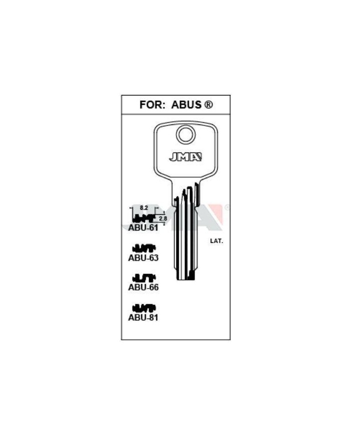 LLAVES BRUTO SEGURIDAD ABU-66    LATON