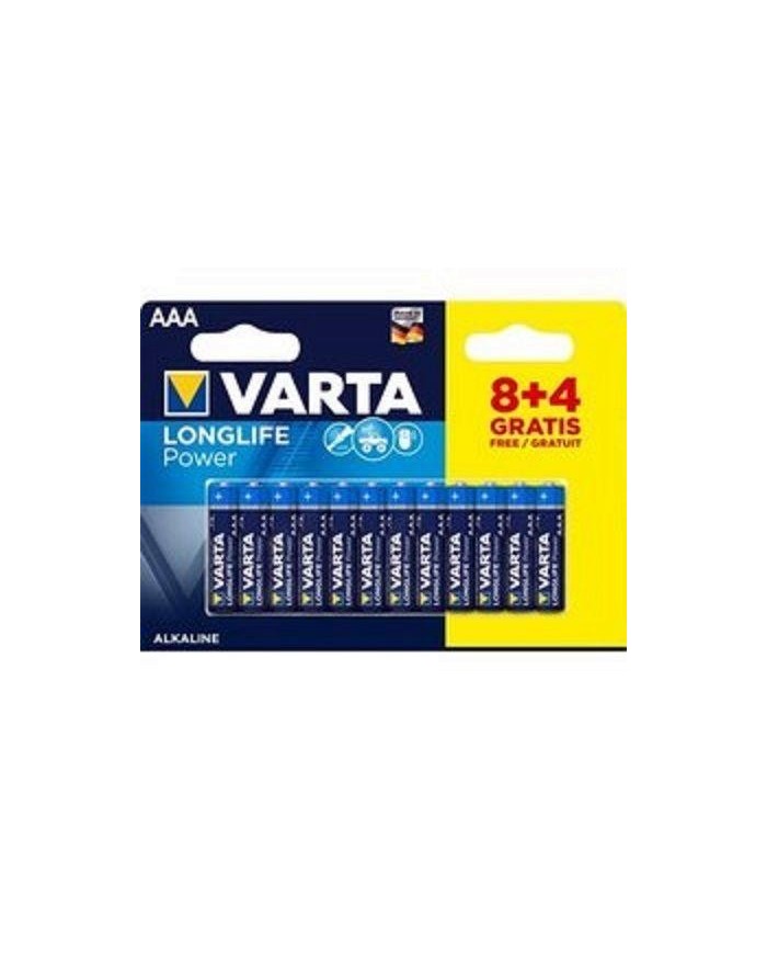 PILA VARTA AAA L.LIFE POWER BLISTER 8+4