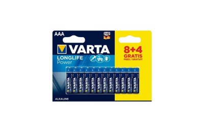 PILA VARTA AAA L.LIFE POWER BLISTER 8+4