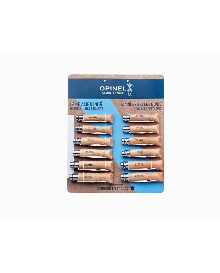 TABLA NAVAJAS ACERO INOXIDABLE OPINEL 12PZS. 20982