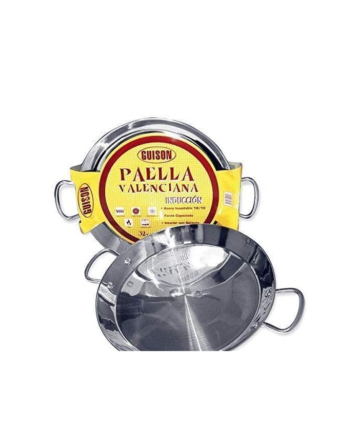 PAELLERA INOXIDABLE INDUCCION/VITRO GARCIMA 36CMS