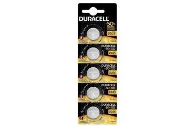 PILA DURACELL DE BOTON DL2025 BL/5UDS