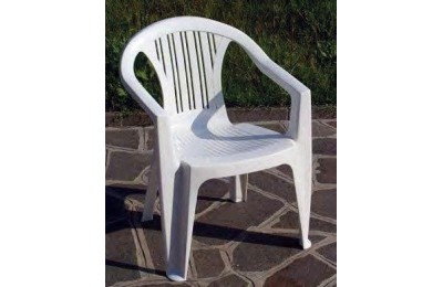 SILLA PLASTICO SFK RATAK BLANCA 2611
