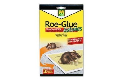 TRAMPA ADHESIVA MASSO RATONES (3 UDS.)