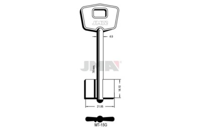 LLAVES BRUTO GORJA MT-15G     LATON