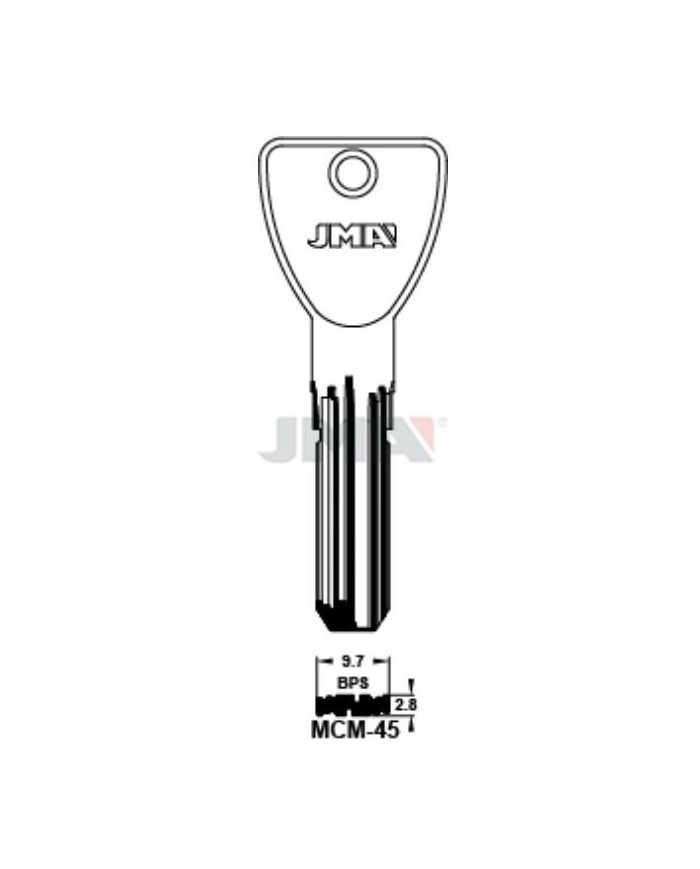LLAVES BRUTO SEGURIDAD MCM-45    LATON