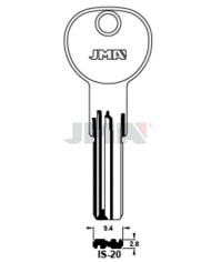 LLAVES BRUTO SEGURIDAD IS-14D    LATON