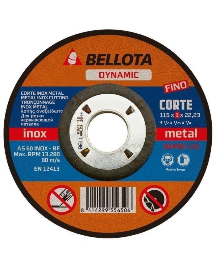 DISCO BELLOTA CORTE HIERRO 50400-125 1MM