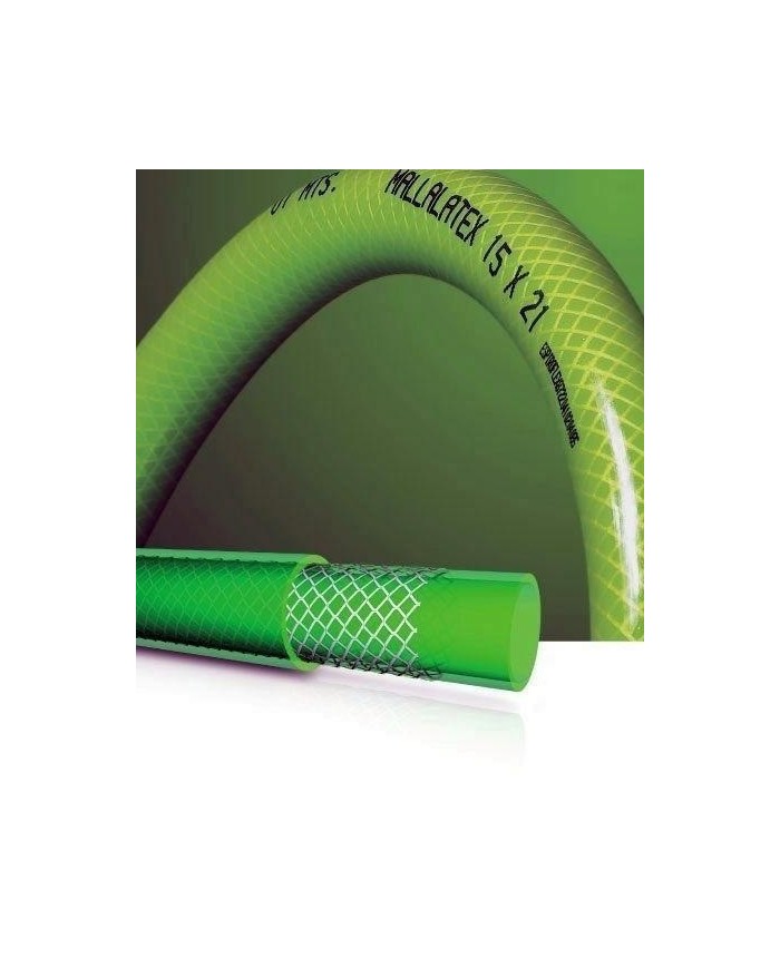 MANGUERA MALLALATEX VERDE 25MM. R/50MTS.