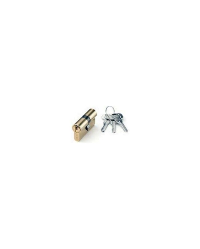 CILINDRO YALE LATONADO 70 MM. LEVA CORTA 30X40 LLAVES IGUALES 37010J