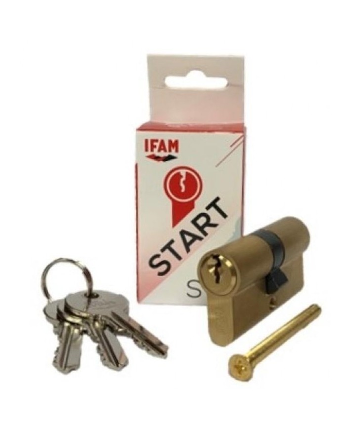 CILINDRO IFAM START-S LATON 80MM. 40X40 LEVA CORTA