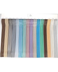 CORTINA TOSCA CINTA Nº16 CRISTAL/BLANCO CHICO 90x210CMS.