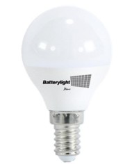 BOMBILLA LED ESFERICA G45 BATTERYLIGHT 7W. E14 4000K  BT170364