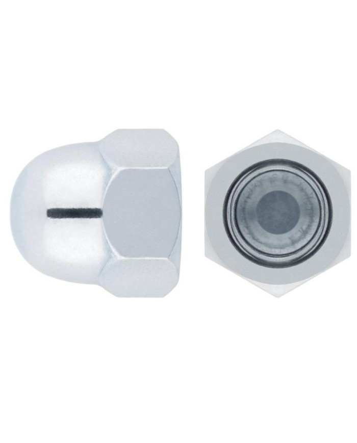TUERCA CIEGA HEXAGONAL INDEX DIN-1587 M- 8 C/100UDS. D158708