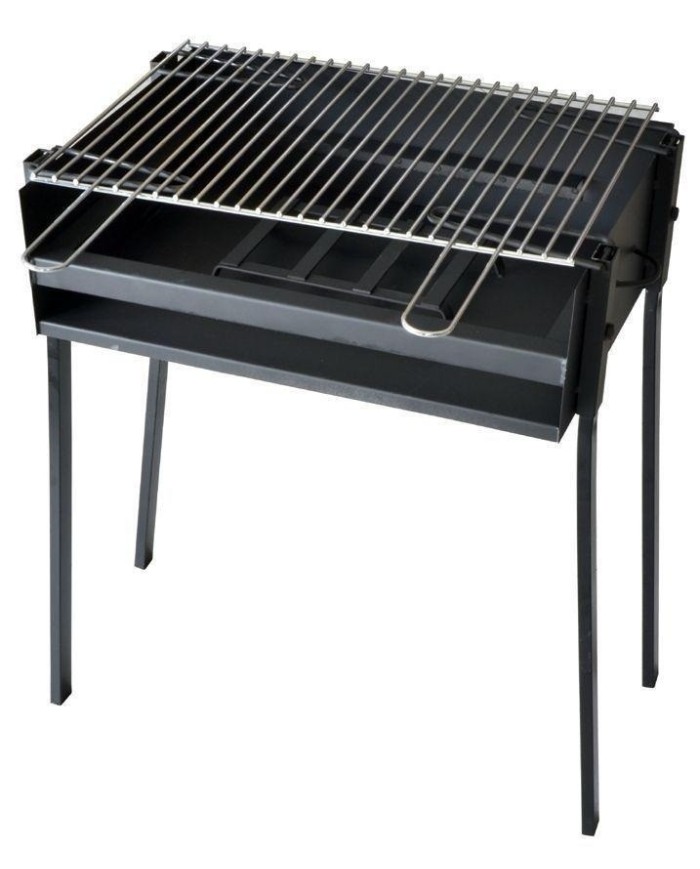 BARBACOA ARTESANA HIERRO RECTANGULAR 80X40CMS.