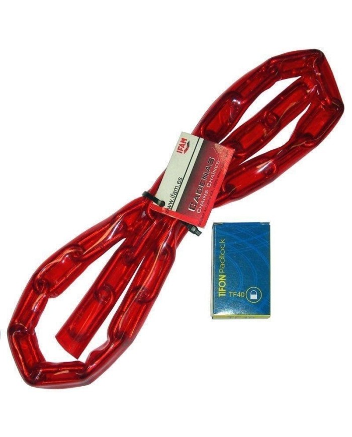 CADENA CON CANDADO TIFON 40 X100