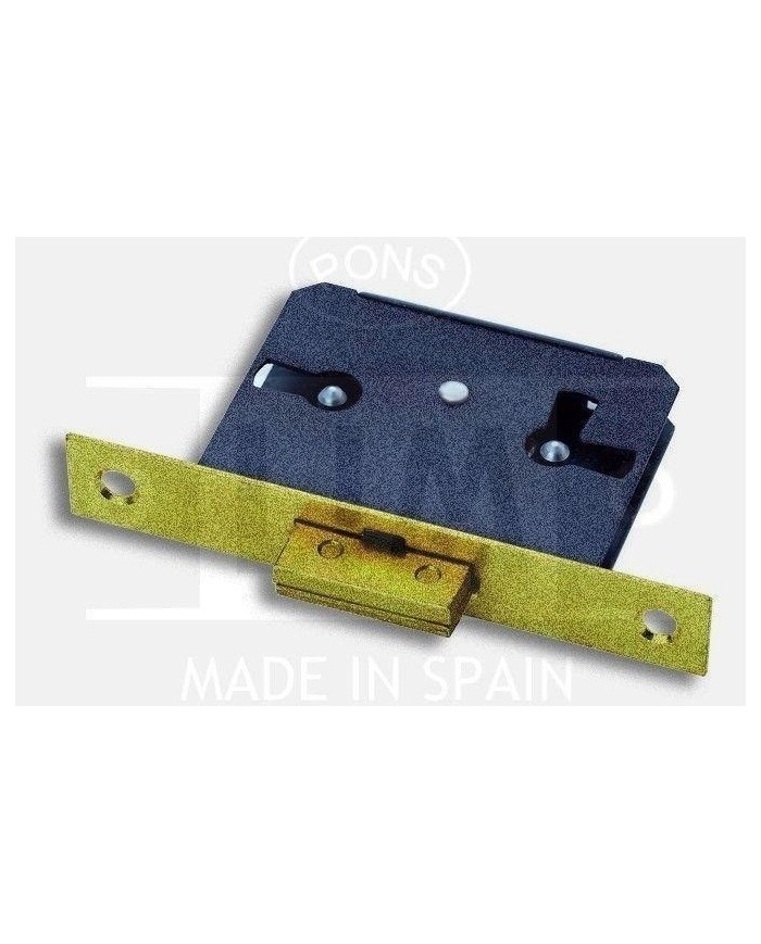 CERRADURA CAJON MODELO 190/25 MM. EMBUTIR CE190*25*