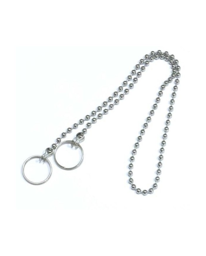 CADENA BOLAS CIS ENGANCHE+LLAVE 40CM. 25UNID.