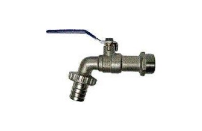 GRIFO CURVO ESFERA 3/4" CON RACOR CIS