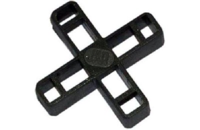 CRUCETA PLASTICO JAR  7 MM. 100 PZAS.