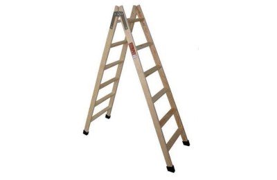 ESCALERA MADERA PLANO  9 PELDAÑOS