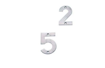 NUMERO 7 ACERO INOXIDABLE...