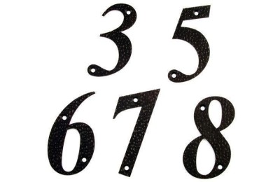 NUMERO 6 FORJA NEGRO AMIG...