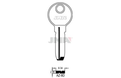 LLAVES BRUTO SEGURIDAD AZ-8D     ALPACA