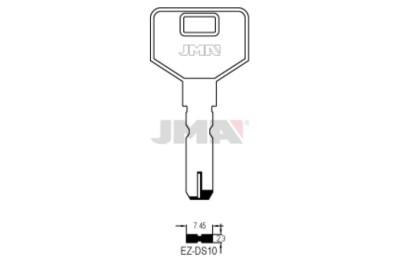 LLAVES BRUTO SEGURIDAD EZ-DS10   ALPACA