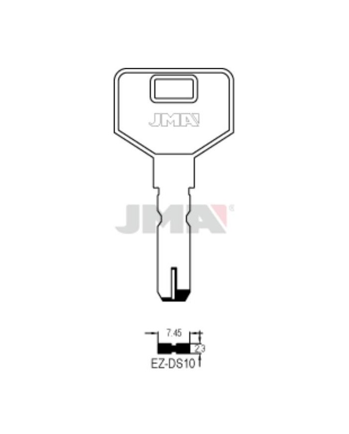 LLAVES BRUTO SEGURIDAD EZ-DS10   ALPACA