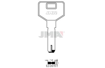 LLAVES BRUTO SEGURIDAD EZ-DS15   LATON