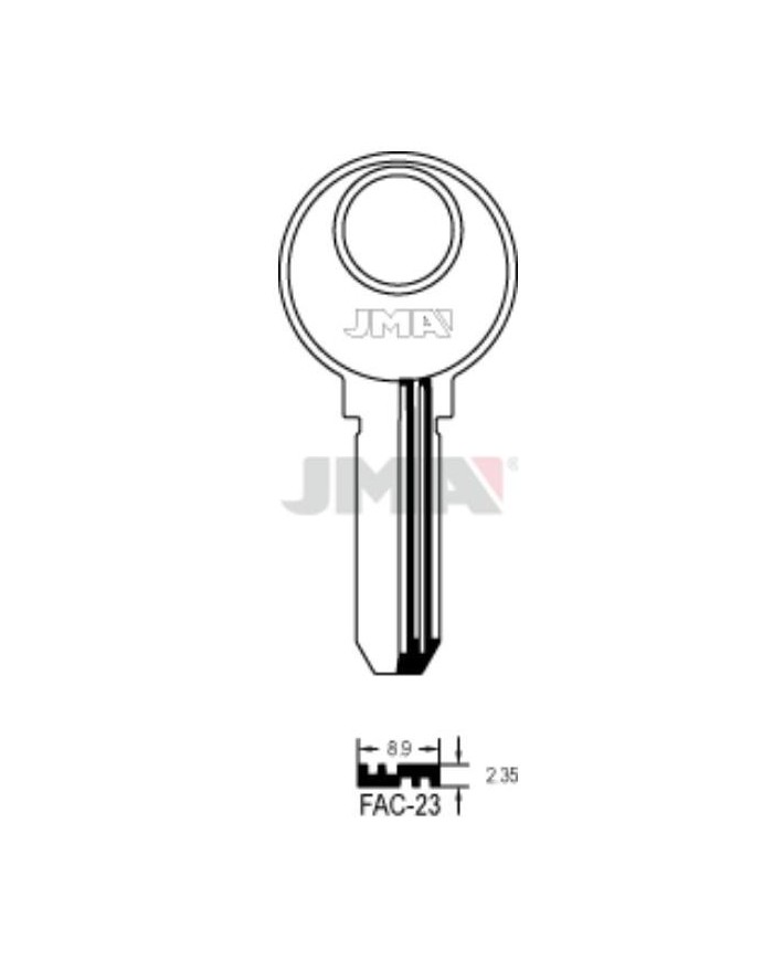 LLAVES BRUTO SEGURIDAD FAC-23    LATON