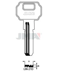 LLAVES BRUTO SEGURIDAD LIN-21D   LATON