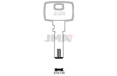 LLAVES BRUTO SEGURIDAD STS-TV5   ALPACA