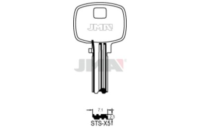 LLAVES BRUTO SEGURIDAD STS-X5    LATON