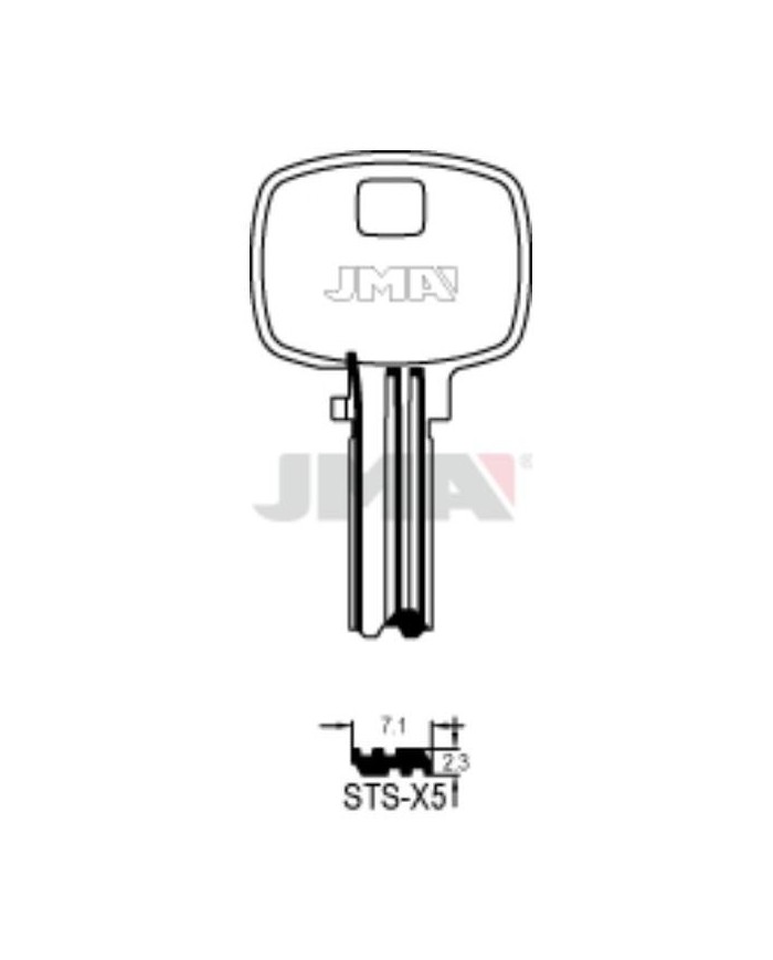 LLAVES BRUTO SEGURIDAD STS-X5    LATON