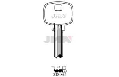 LLAVES BRUTO SEGURIDAD STS-X6    LATON