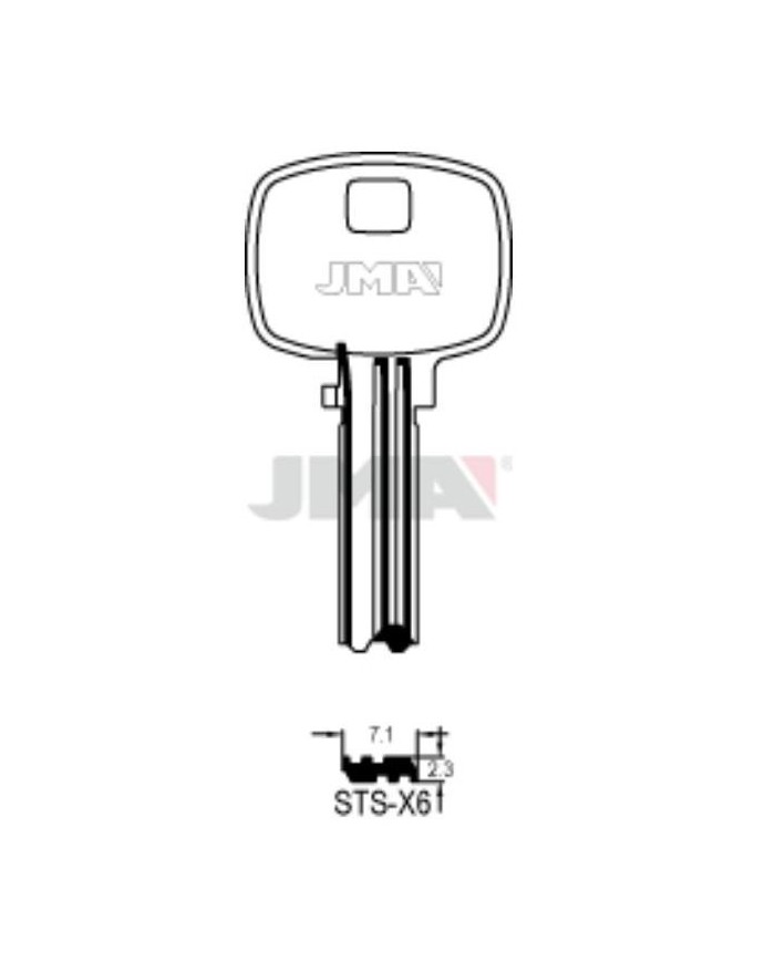 LLAVES BRUTO SEGURIDAD STS-X6    LATON