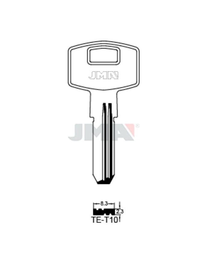 LLAVES BRUTO SEGURIDAD TE-T10    ALPACA