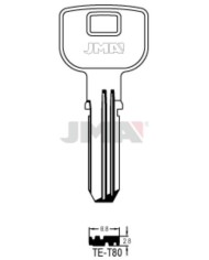 LLAVES BRUTO SEGURIDAD TE-T62    LATON