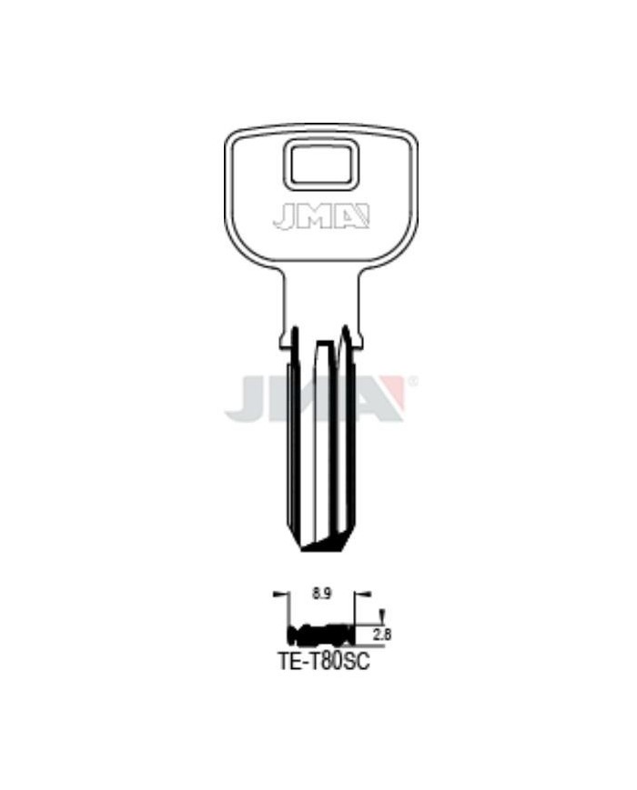 LLAVES BRUTO SEGURIDAD TE-T80 SC ALPACA